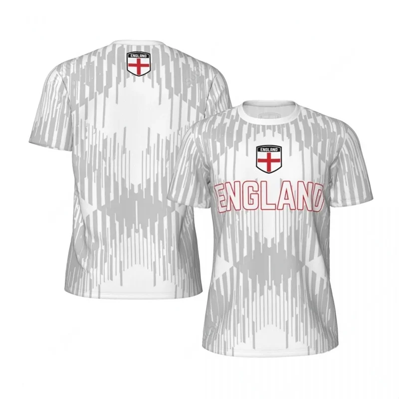 Badminton England - Maglietta da Calcio Inglese per Uomo,