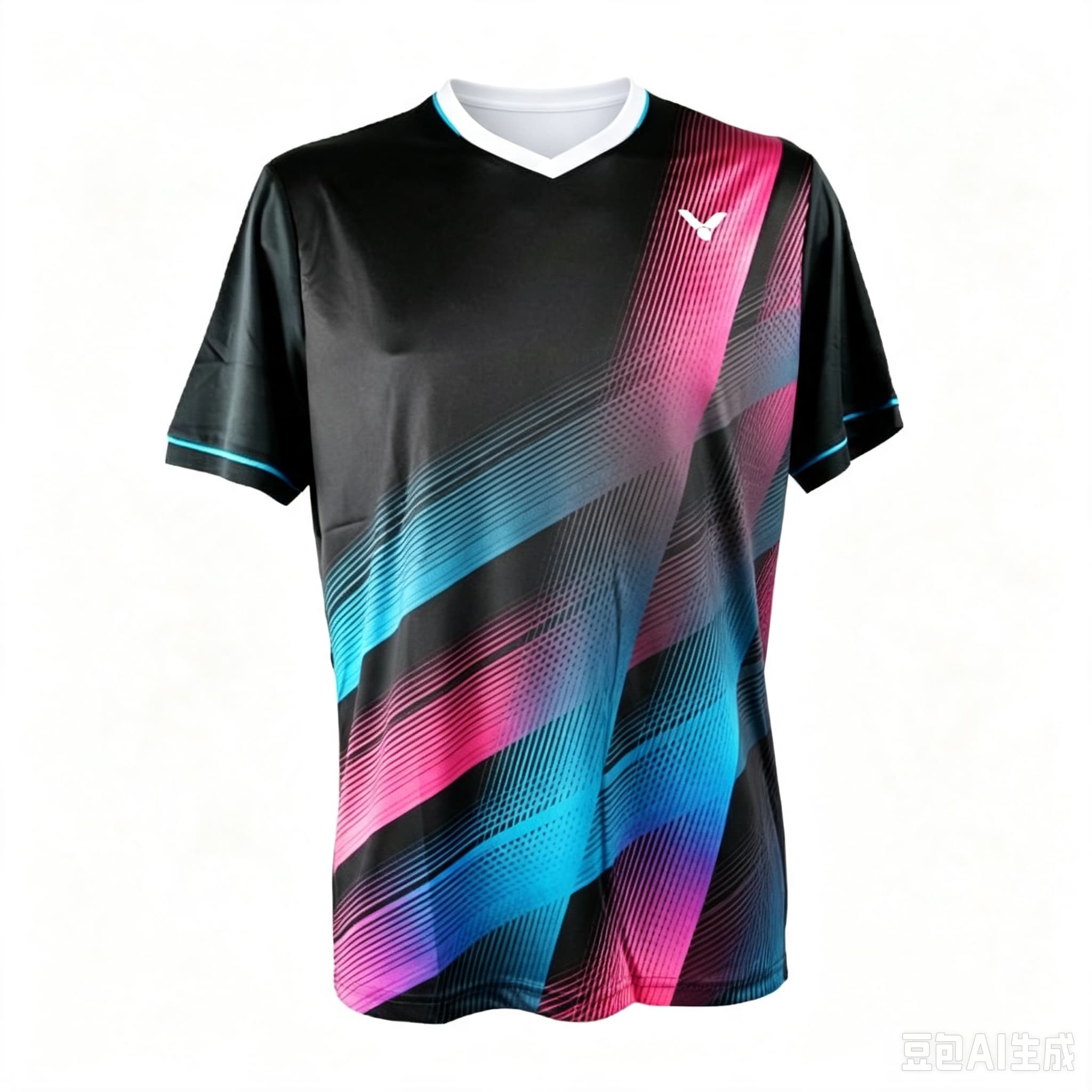 Badminton Rank - Maglietta da Badminton con Scollo a