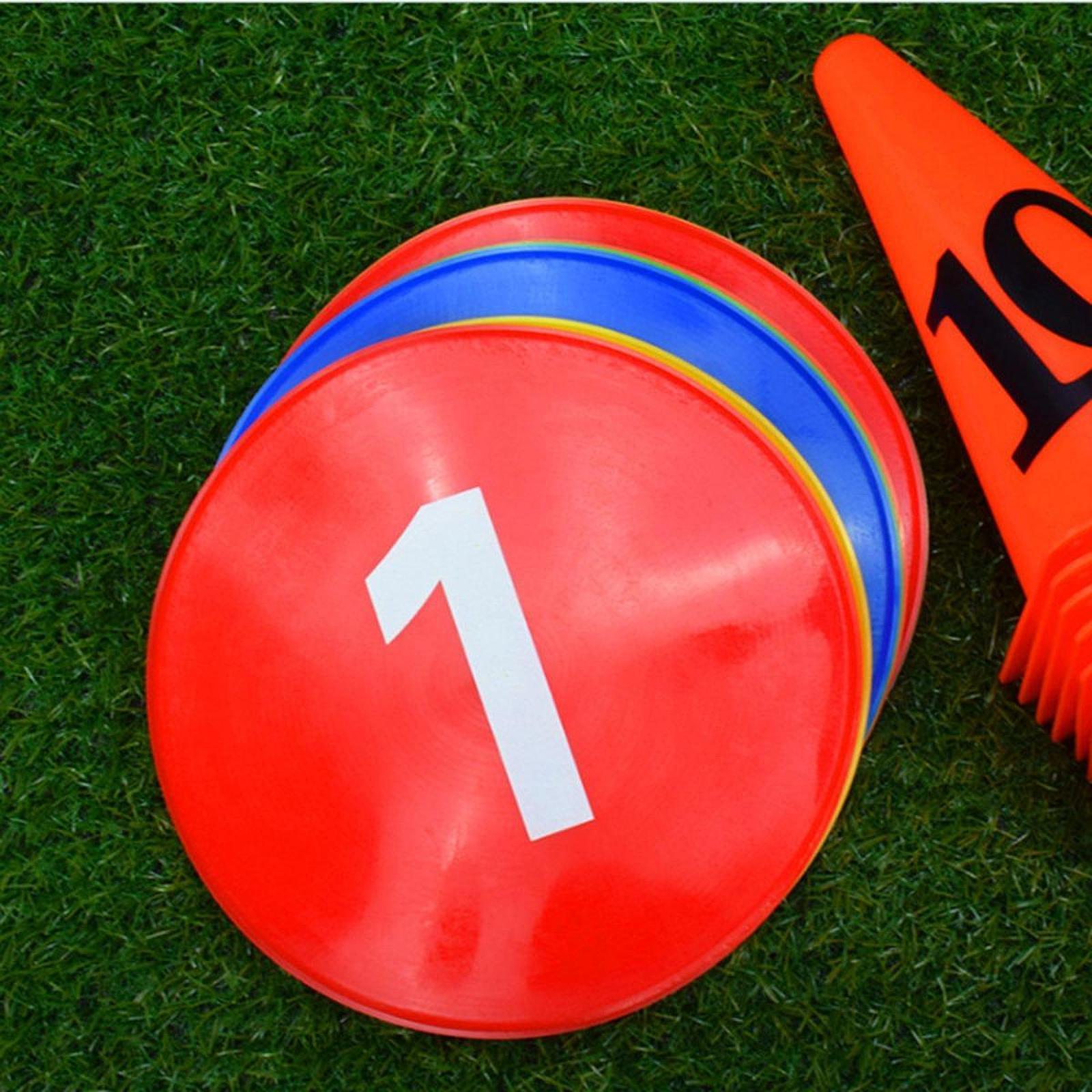 Coni Piatti in PVC per Calcio, - Court Marker Cone recensione e prezzo