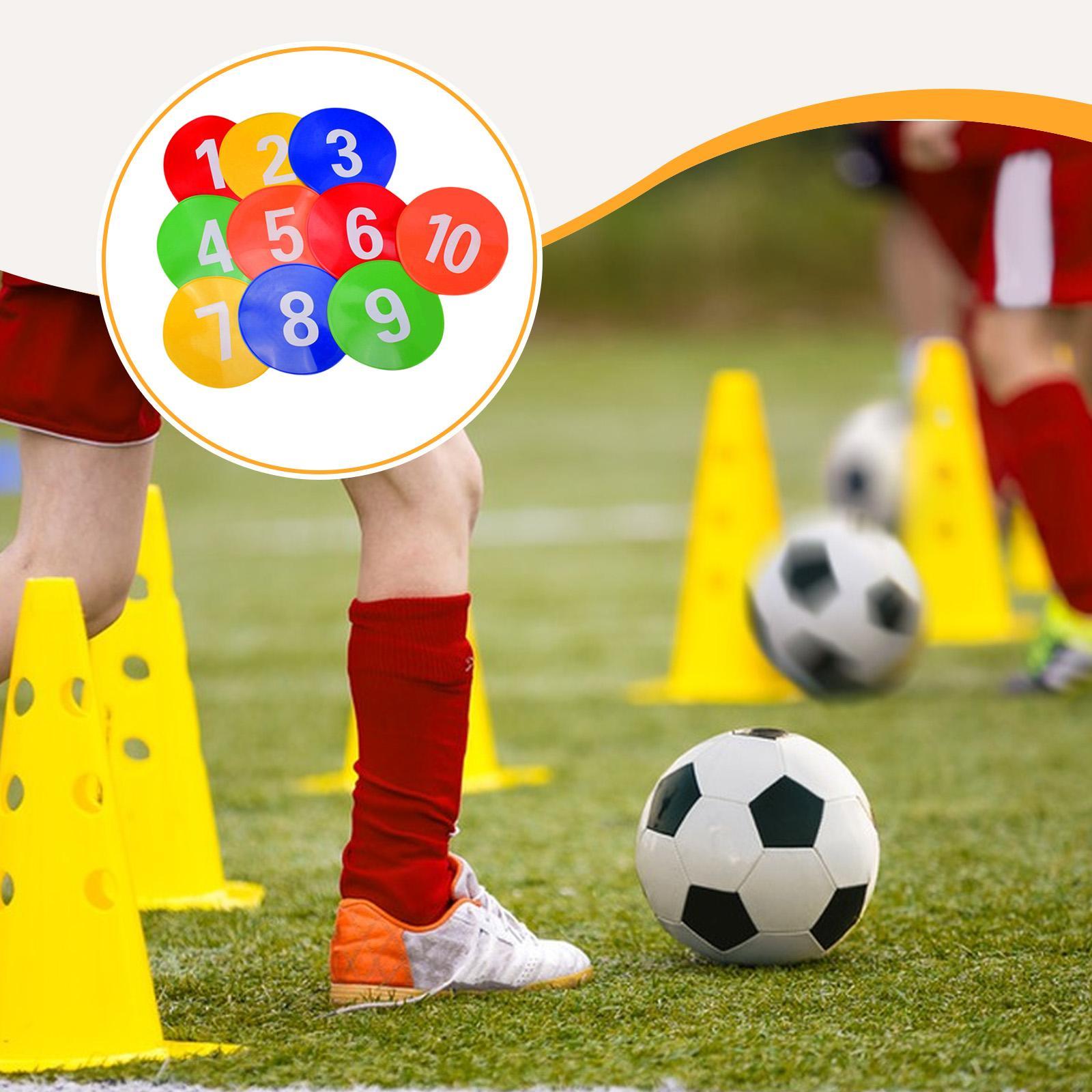 Coni Piatti in PVC per Calcio, - Court Marker Cone recensione e prezzo